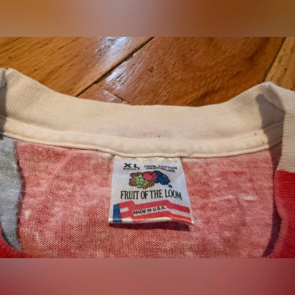 VTG 90s See You at The Pole American Flag Patriotic T Shirt Single Stitch Sz XL - Picture 6 of 14